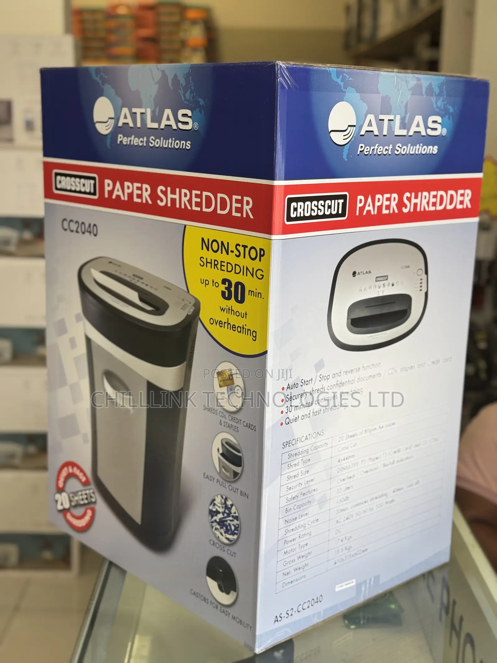 Atlas 20-Sheet Paper Shredder