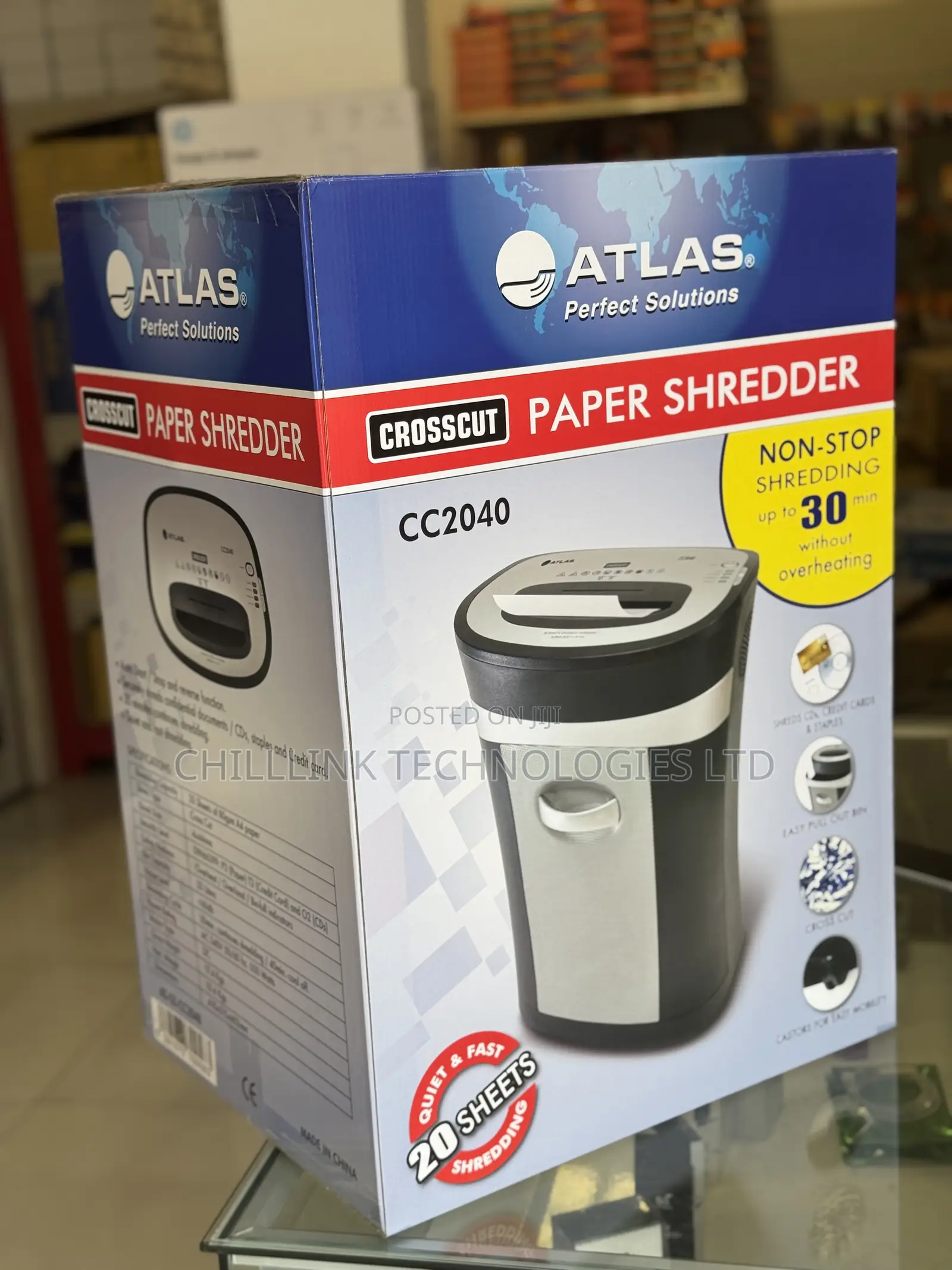 Atlas 20-Sheet Paper Shredder