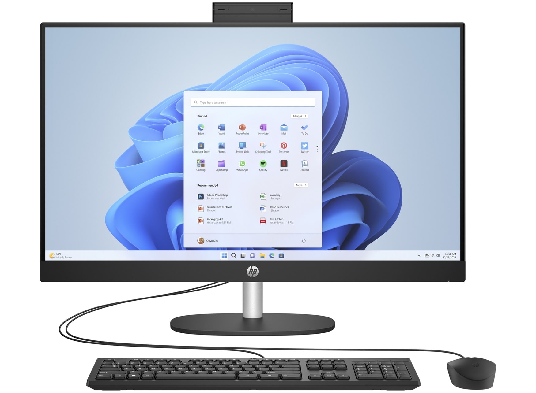 HP All-in-One Core i7 16GB 1TB 27\" Touch