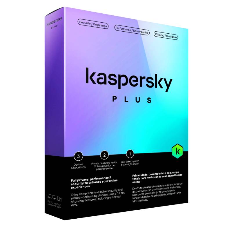Kaspersky Plus (Internet Security) - 3 User License