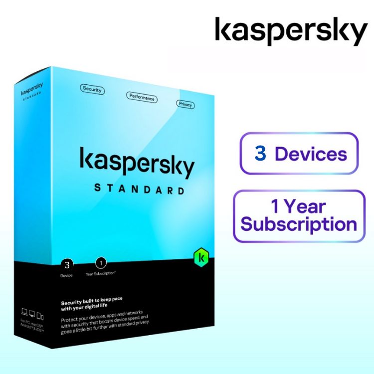 Kaspersky Standard Antivirus - 3 User License