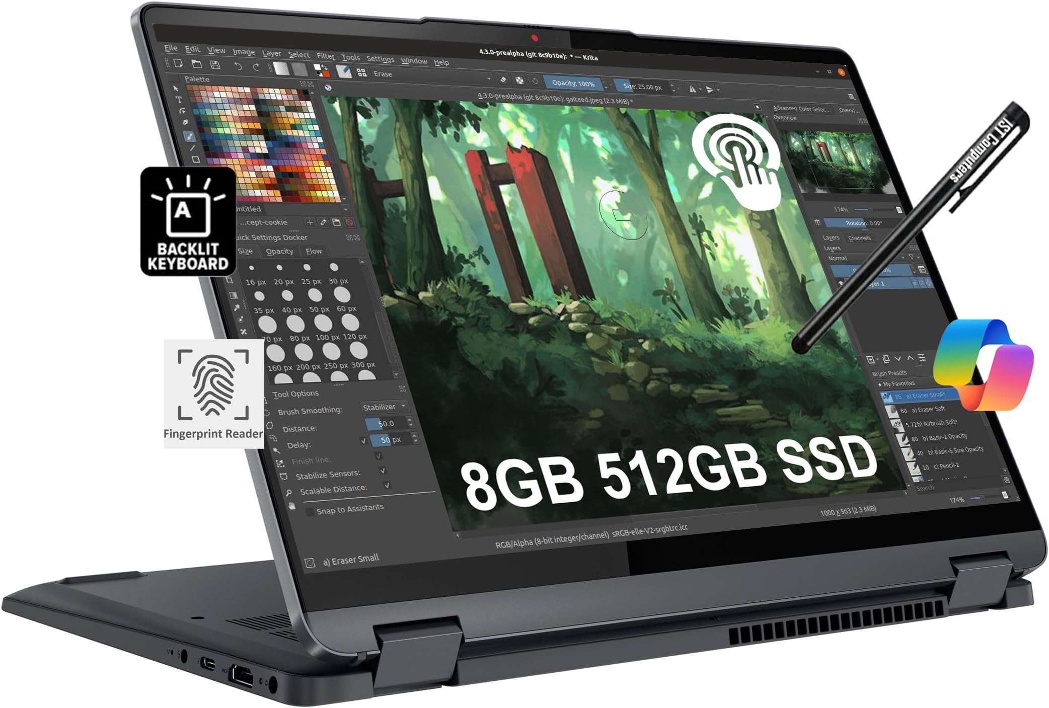 Lenovo IdeaPad Core Ultra 5 8GB 512GB SSD x360 Touchscreen 14"